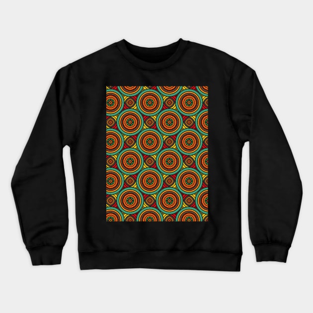 Circles of African Power Crewneck Sweatshirt by gastaocared